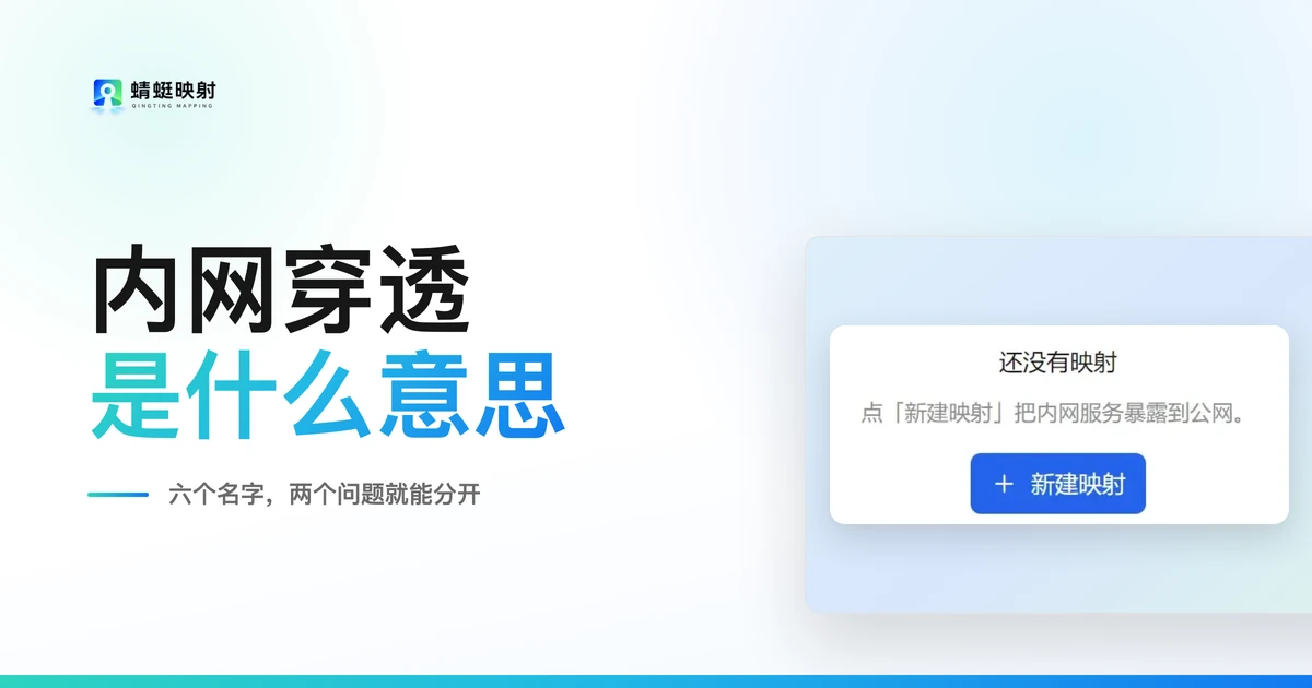 内网穿透是什么意思？先看它给你一条线还是一片网